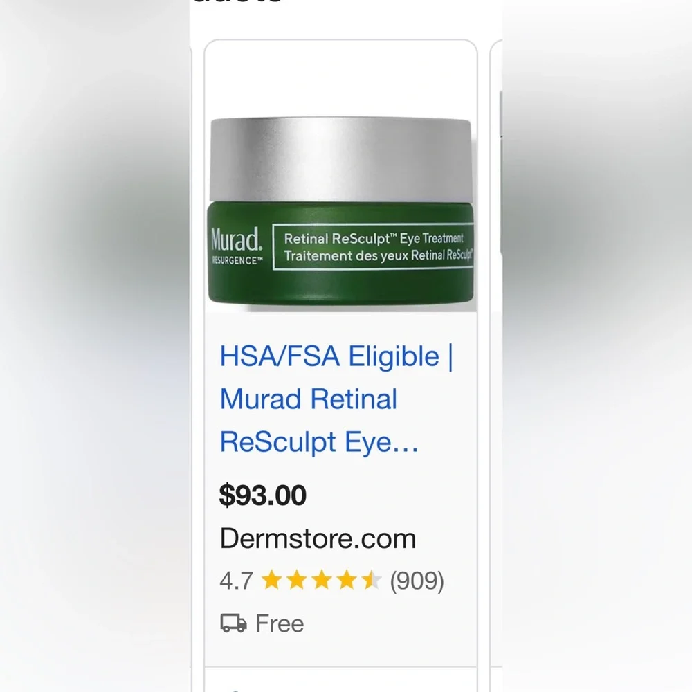 Murad Retinol Eye Treatment with Pink Mask and Vitamin C Serum